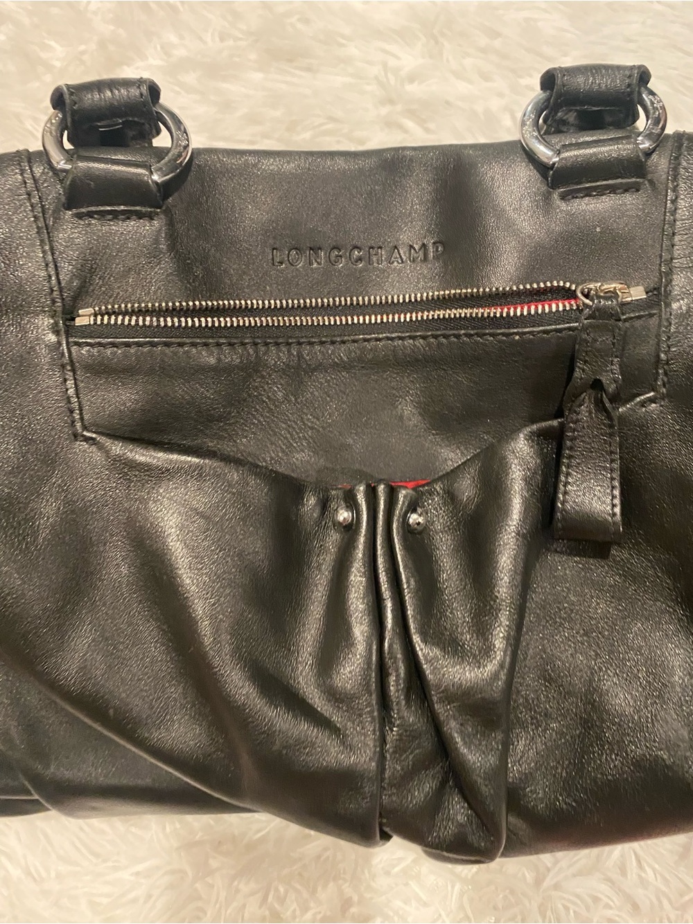 Longchamp large satchel